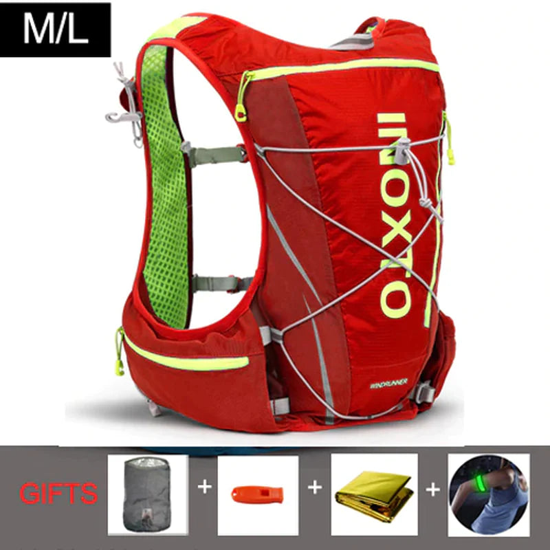 Load image into Gallery viewer, 8L Running Hydration Vest Backpack Men Women Outdoor Sport Bags Trail Marathon Jogging Hiking Backpack Option Water Bag Flask
