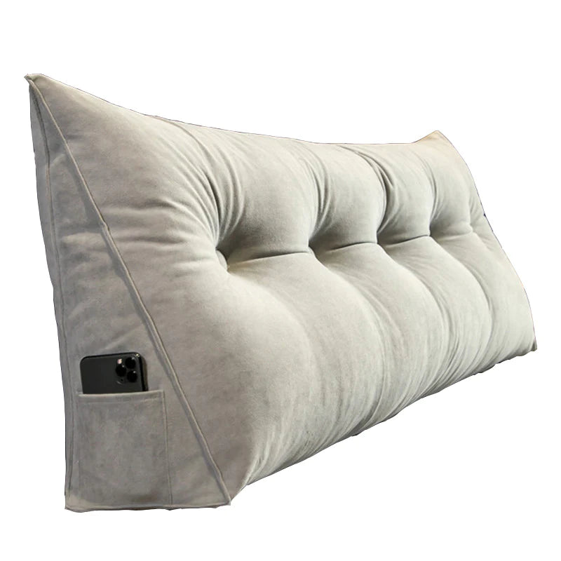 Load image into Gallery viewer, Chenille Cushion Back and Waist Support Wedge Pillow
