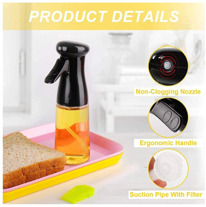 Load image into Gallery viewer, 210ML Olive Oil Spray BBQ Cooking Kitchen Baking Olive Oil Sprayer Oil Spray Empty Bottle Vinegar Bottle Oil Dispenser Salad
