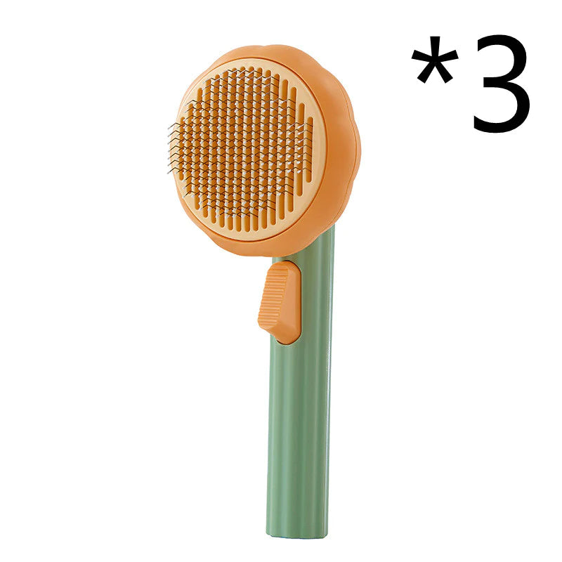 Load image into Gallery viewer, New Pet Cat Brush Hot Selling Hand-Held Steel Wire Self-Cleaning Comb Looper for Hair Removal
