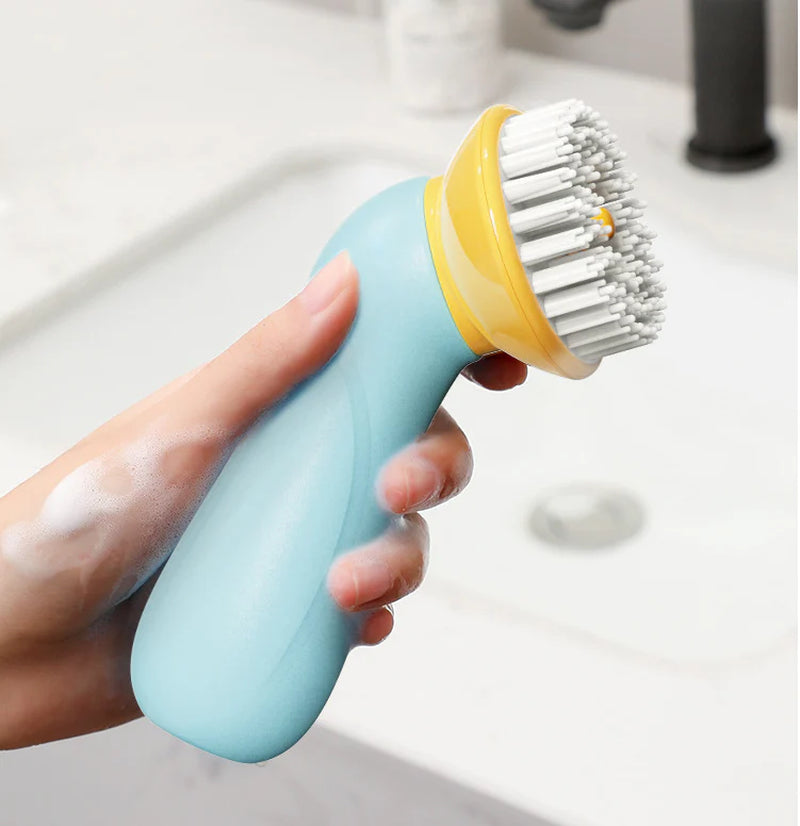 Load image into Gallery viewer, New Hand-Held Pet Bath Brush Bath Brush Cleaning Pet Shower Hair Grooming Cmob Dog Cleaning Tool Pet Supplies
