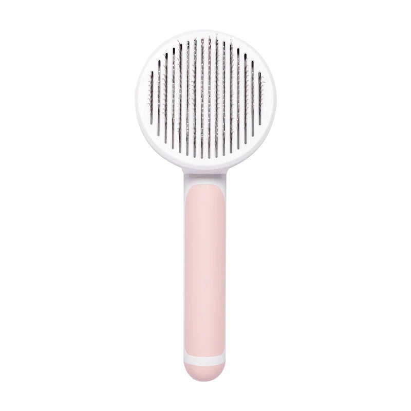 Load image into Gallery viewer, New Pet Cat Brush Hot Selling Hand-Held Steel Wire Self-Cleaning Comb Looper for Hair Removal
