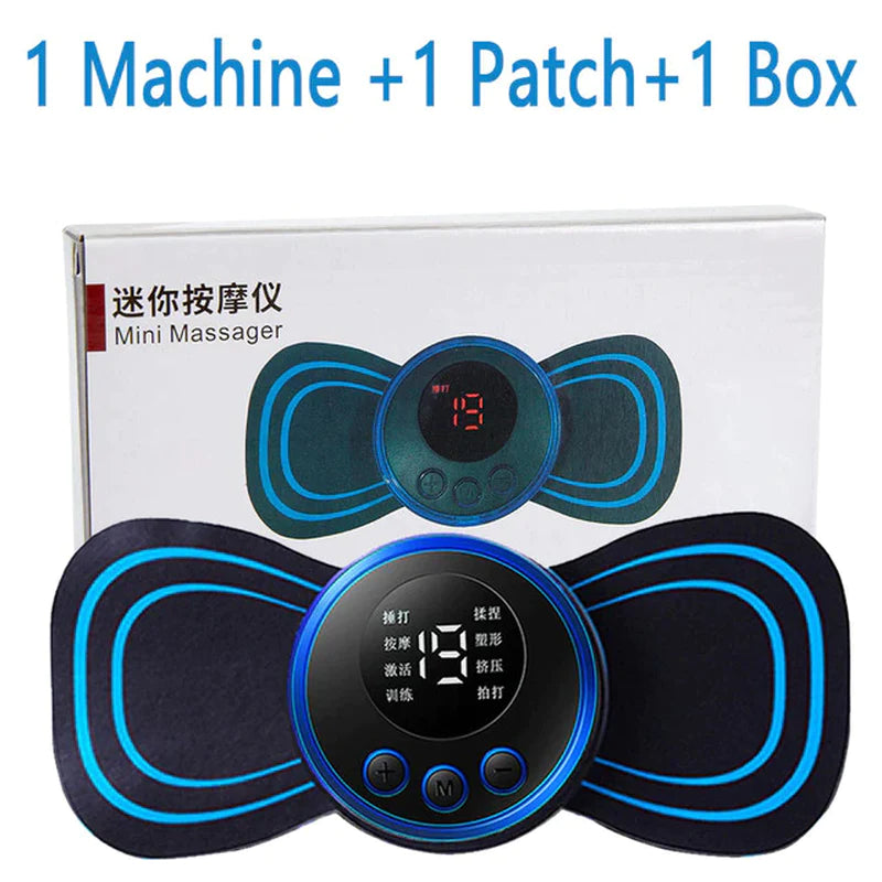 Load image into Gallery viewer, LCD Display EMS Neck Stretcher Electric Massager 8 Mode Cervical Massage Patch Pulse Muscle Stimulator Portable Relief Pain
