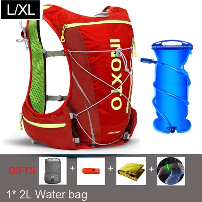 Load image into Gallery viewer, 8L Running Hydration Vest Backpack Men Women Outdoor Sport Bags Trail Marathon Jogging Hiking Backpack Option Water Bag Flask
