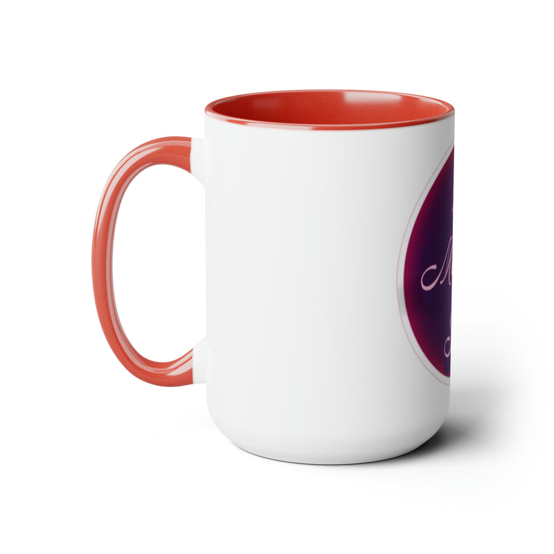 Load image into Gallery viewer, Morning Duo: 15oz Two-Tone Coffee Mugs
