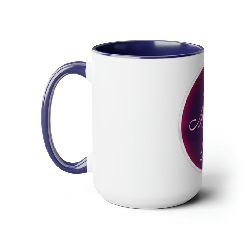 Load image into Gallery viewer, Morning Duo: 15oz Two-Tone Coffee Mugs
