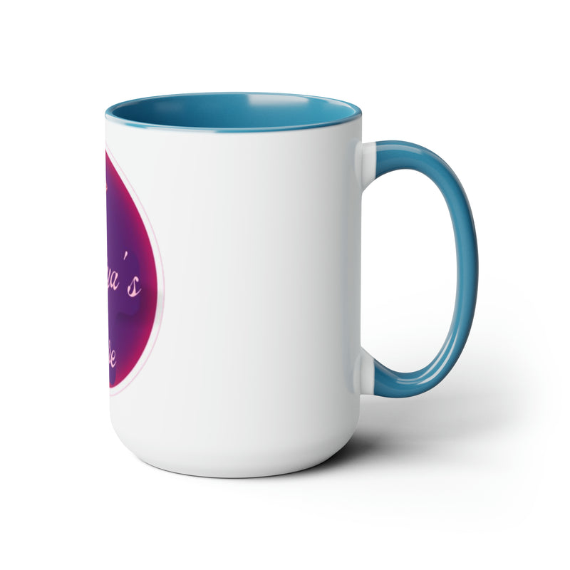 Load image into Gallery viewer, Morning Duo: 15oz Two-Tone Coffee Mugs
