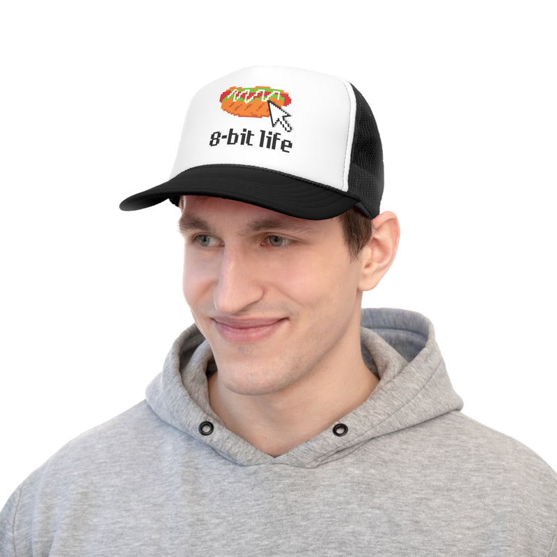 Load image into Gallery viewer, 8-Bit Hotdog Hat: Retro Trucker Style
