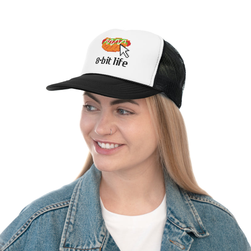 Load image into Gallery viewer, 8-Bit Hotdog Hat: Retro Trucker Style
