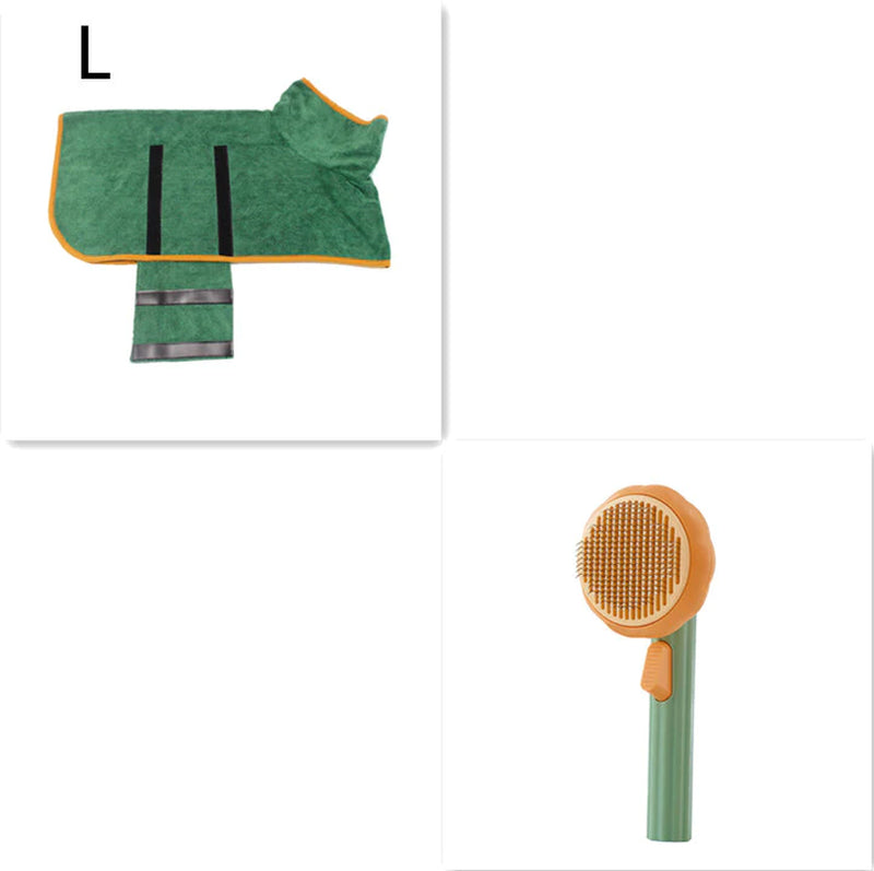 Load image into Gallery viewer, New Pet Cat Brush Hot Selling Hand-Held Steel Wire Self-Cleaning Comb Looper for Hair Removal
