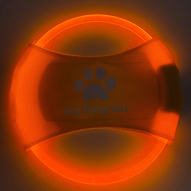 Load image into Gallery viewer, Dog Flying Discs Light Glowing LED LuminousTrainning Interactive Toys Game Flying Discs Dog Toy Pet Dog Accessories Pet Products
