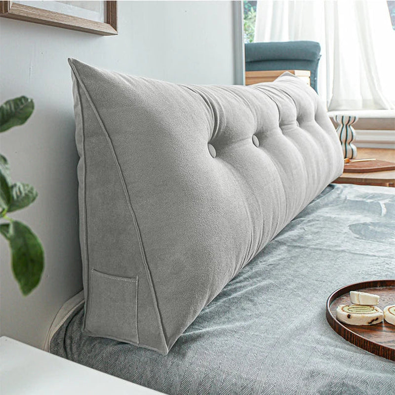 Load image into Gallery viewer, Chenille Cushion Back and Waist Support Wedge Pillow
