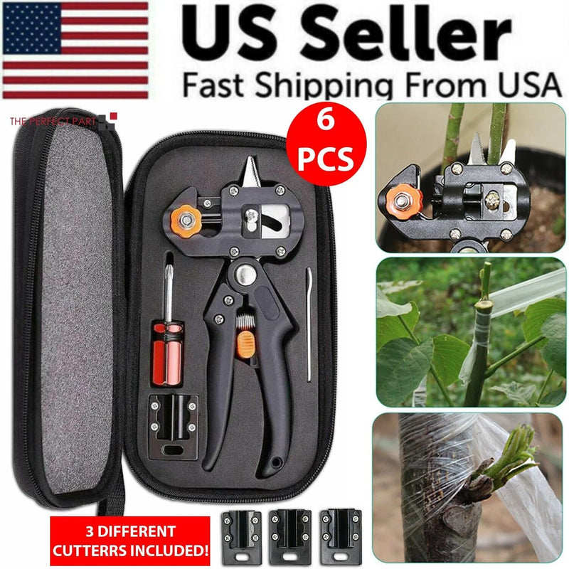 Load image into Gallery viewer, Garden Tree Grafting Knife Pruning Pruner Shears Snip Scissors Cutting Tool Kit
