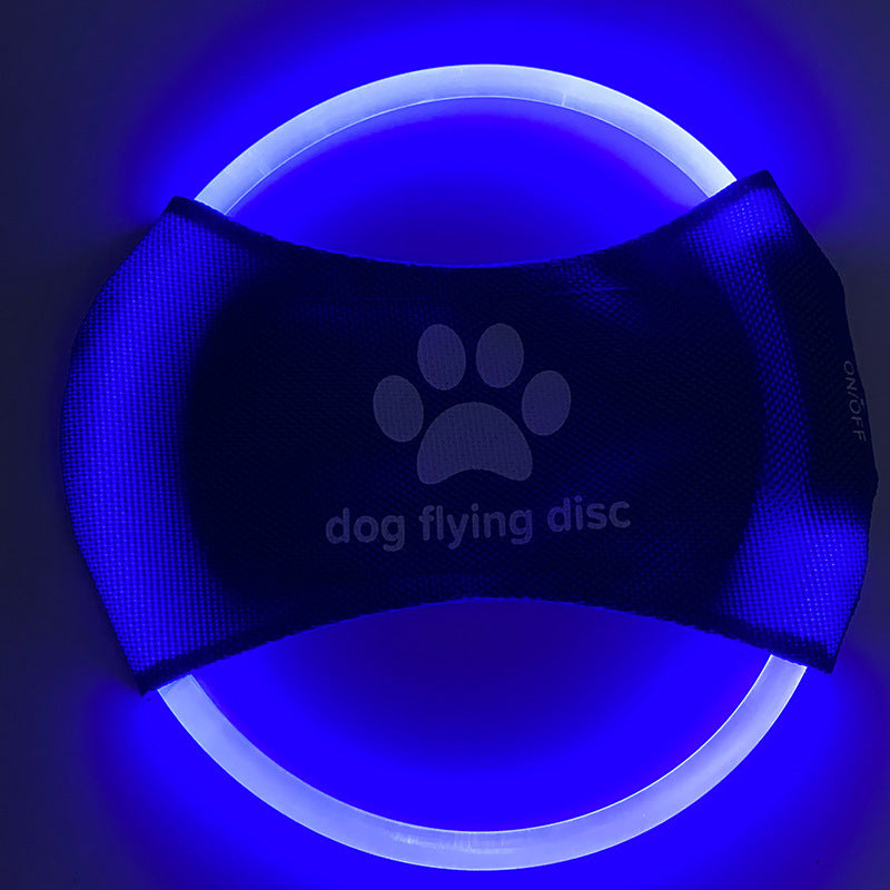 Load image into Gallery viewer, Dog Flying Discs Light Glowing LED LuminousTrainning Interactive Toys Game Flying Discs Dog Toy Pet Dog Accessories Pet Products
