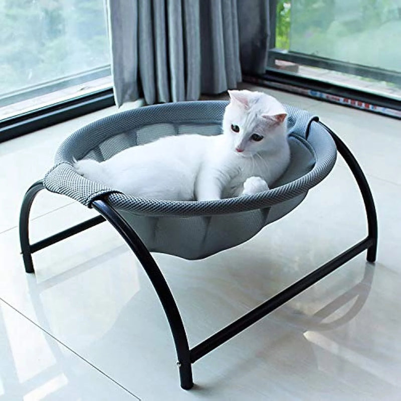 Load image into Gallery viewer, Cat Hammock Bed for Indoor Cats - Sturdy, Breathable &amp; Detachable
