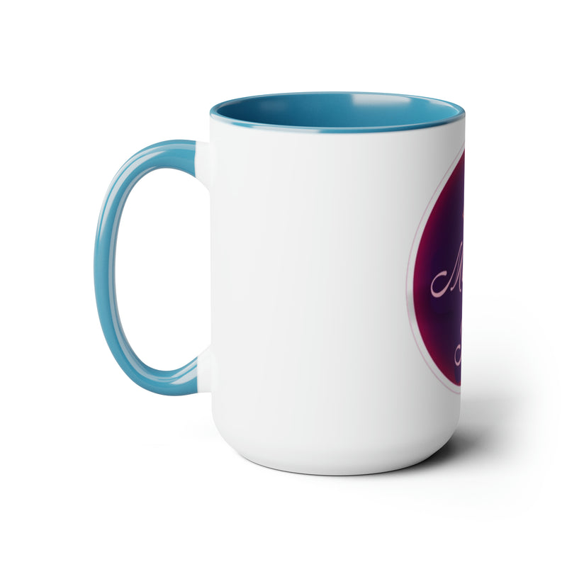 Load image into Gallery viewer, Morning Duo: 15oz Two-Tone Coffee Mugs
