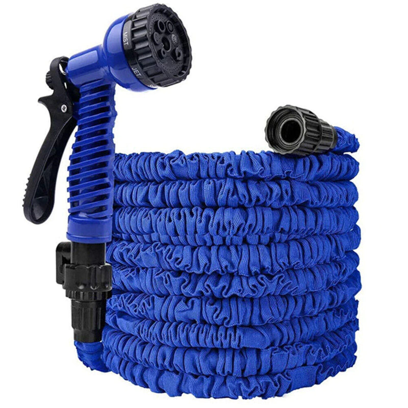 Load image into Gallery viewer, Expanding Expandable Flexible Garden Water Hose W Spray Nozzle 25, 50, 75, 100FT
