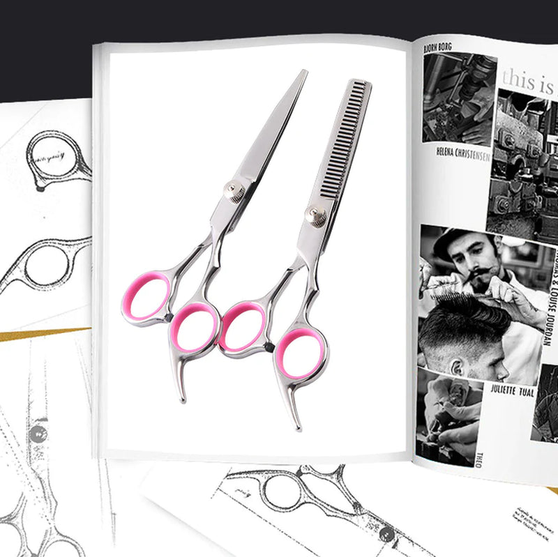 Load image into Gallery viewer, Pet Dog Grooming Scissors Stainless Straight Curved Thinning Shears Trimmer Kits
