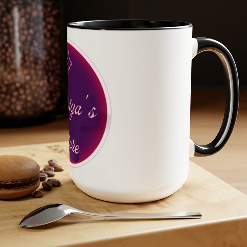 Load image into Gallery viewer, Morning Duo: 15oz Two-Tone Coffee Mugs
