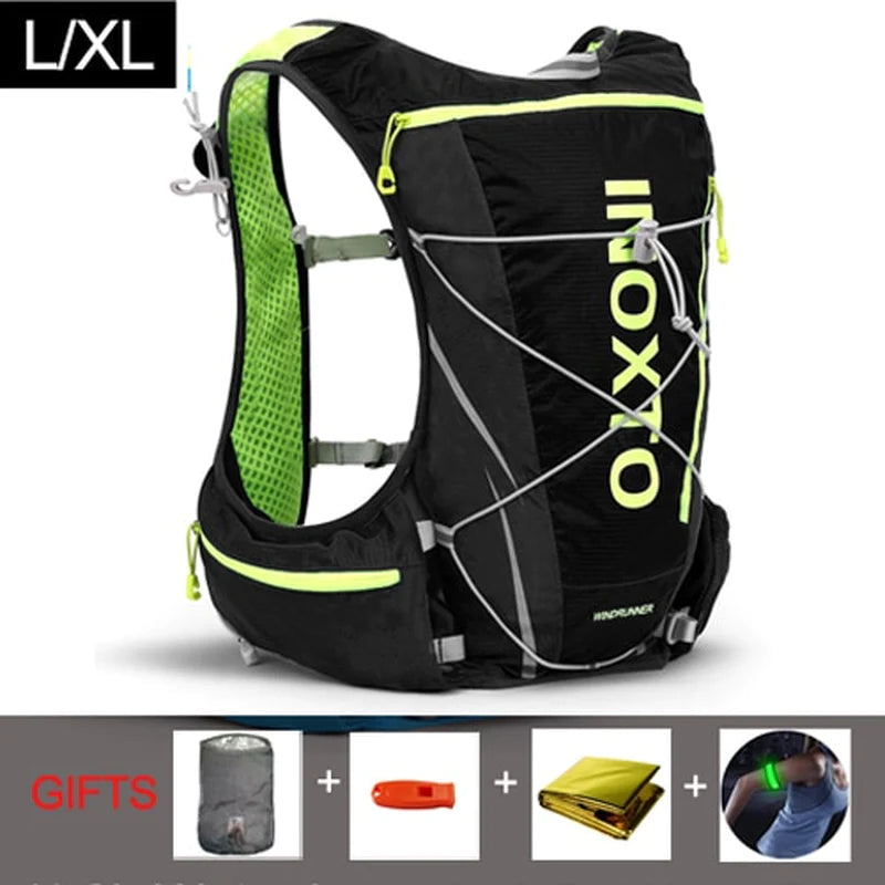 Load image into Gallery viewer, 8L Running Hydration Vest Backpack Men Women Outdoor Sport Bags Trail Marathon Jogging Hiking Backpack Option Water Bag Flask
