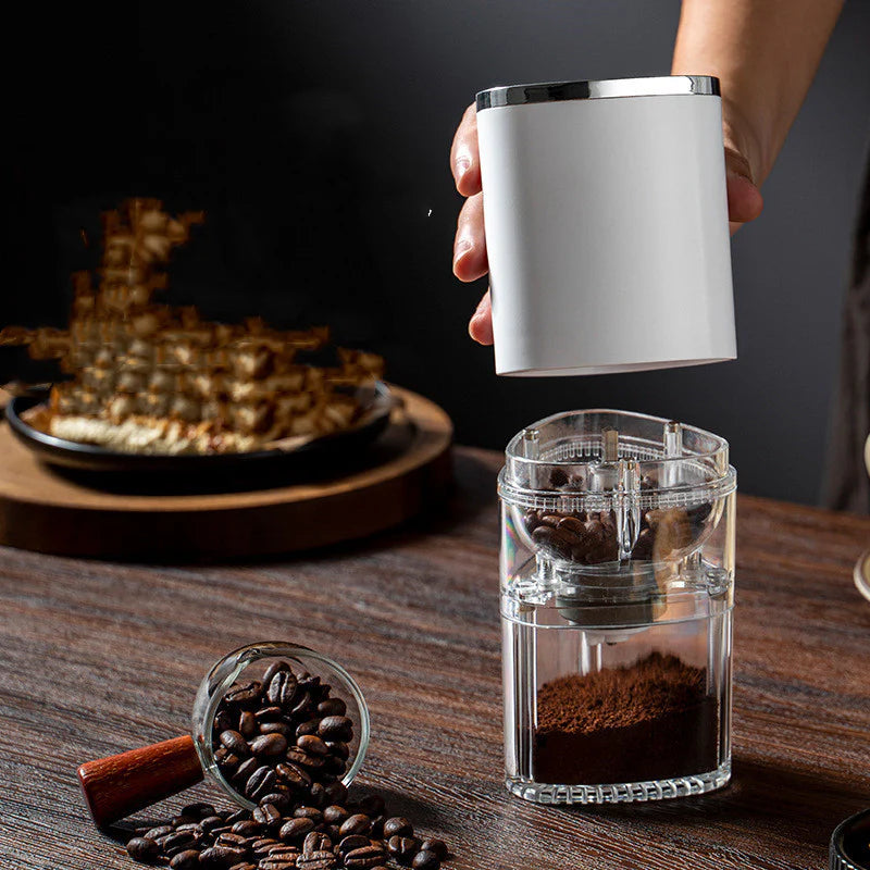 Load image into Gallery viewer, Electric Coffee Grinder Coffee Bean Grinder Cafe Automatic Portable USB Rechargeable Food Crusher for Drip Coffee Kitchen Gadgets
