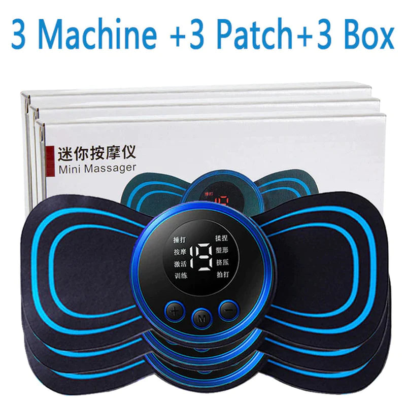 Load image into Gallery viewer, LCD Display EMS Neck Stretcher Electric Massager 8 Mode Cervical Massage Patch Pulse Muscle Stimulator Portable Relief Pain
