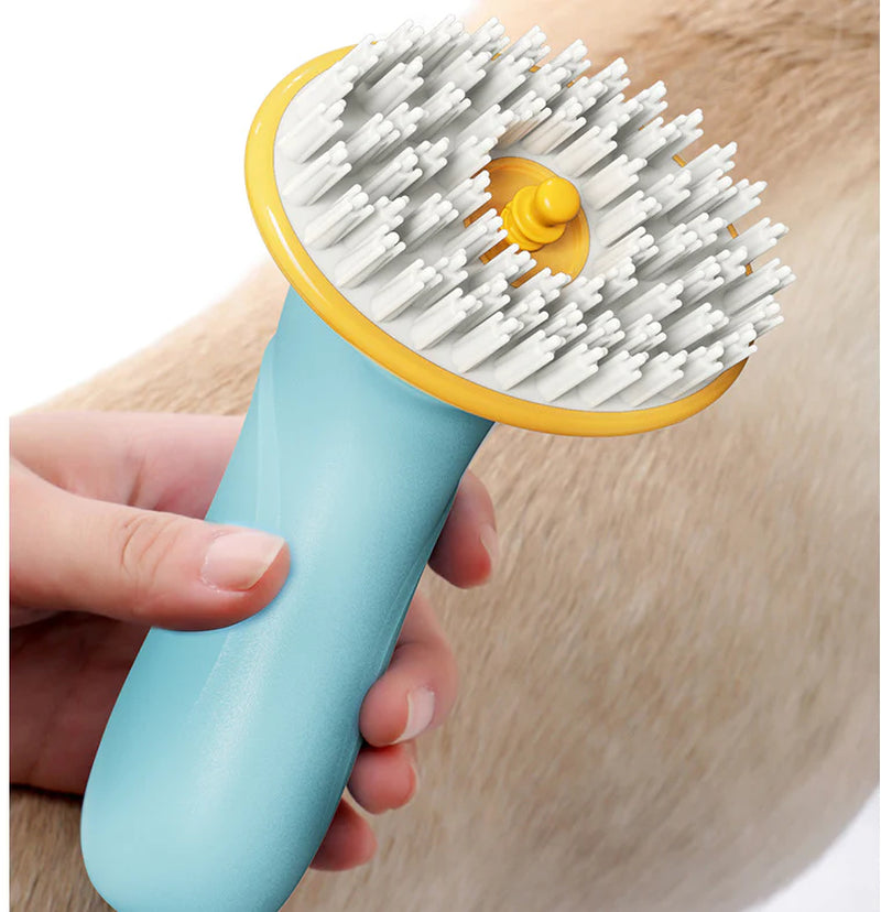 Load image into Gallery viewer, New Hand-Held Pet Bath Brush Bath Brush Cleaning Pet Shower Hair Grooming Cmob Dog Cleaning Tool Pet Supplies
