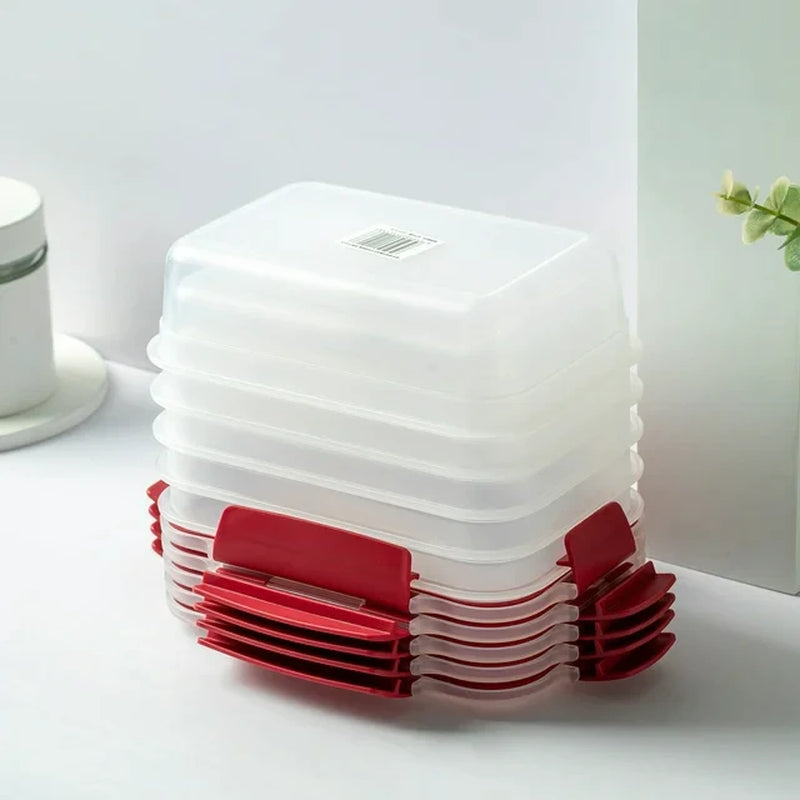 Load image into Gallery viewer, 5 Pack Stackable Food Storage Containers Airtight &amp; Leakproof Set Snap Lock Lids
