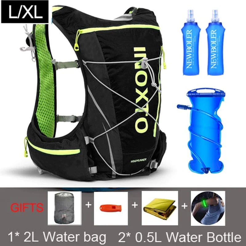 Load image into Gallery viewer, 8L Running Hydration Vest Backpack Men Women Outdoor Sport Bags Trail Marathon Jogging Hiking Backpack Option Water Bag Flask
