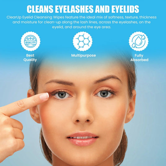 Eye Cleaning Wipes for Dryness Relief