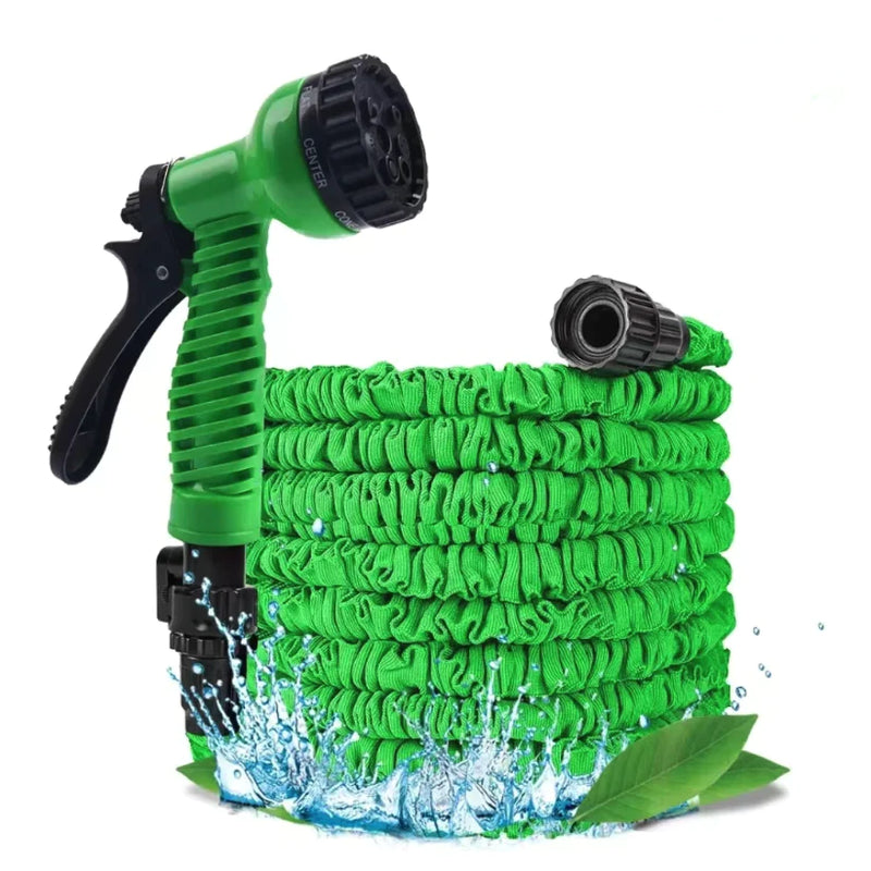 Load image into Gallery viewer, Expanding Expandable Flexible Garden Water Hose W Spray Nozzle 25, 50, 75, 100FT
