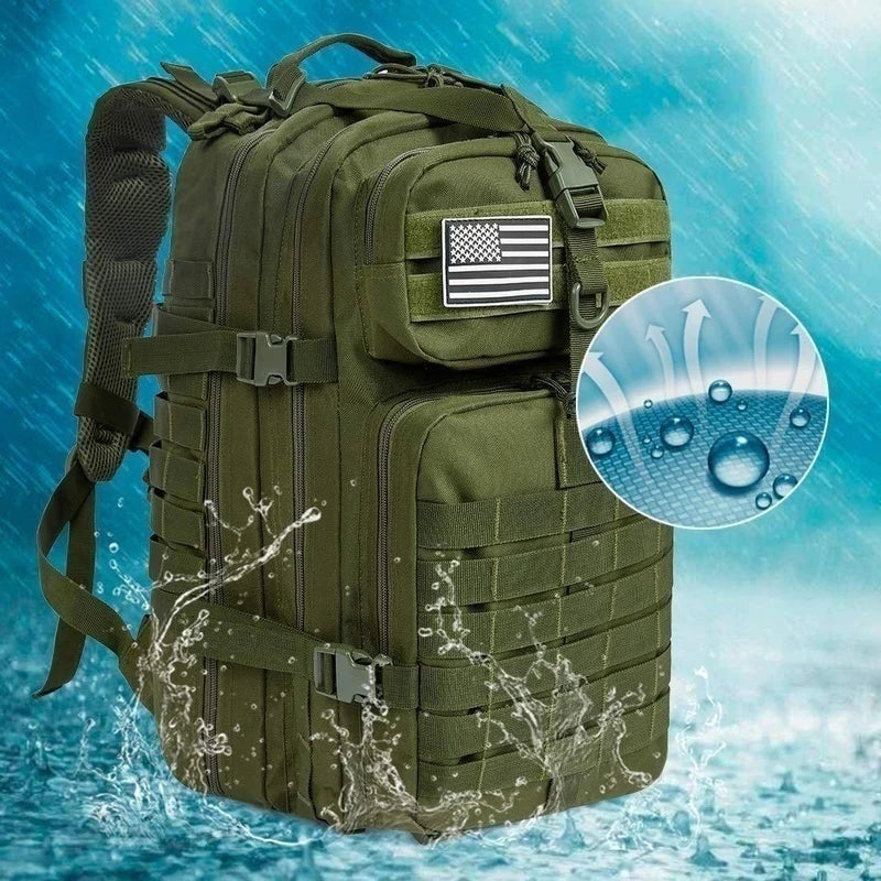 Load image into Gallery viewer, 50L 1000D Nylon Waterproof Trekking Fishing Hunting Bag Backpack Outdoor Military Rucksacks Tactical Sports Camping Hiking
