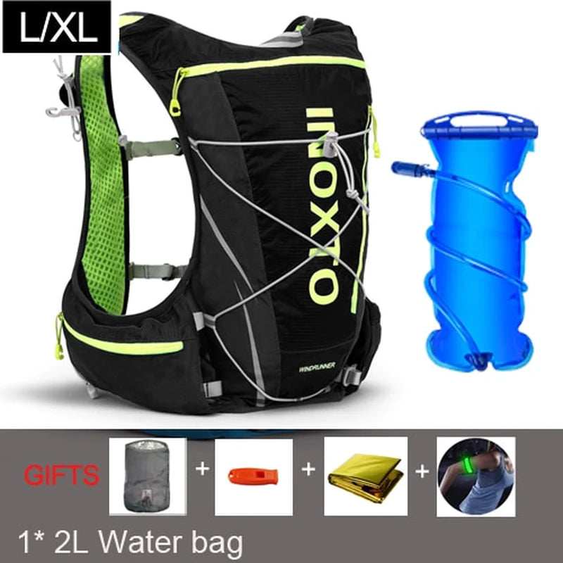 Load image into Gallery viewer, 8L Running Hydration Vest Backpack Men Women Outdoor Sport Bags Trail Marathon Jogging Hiking Backpack Option Water Bag Flask
