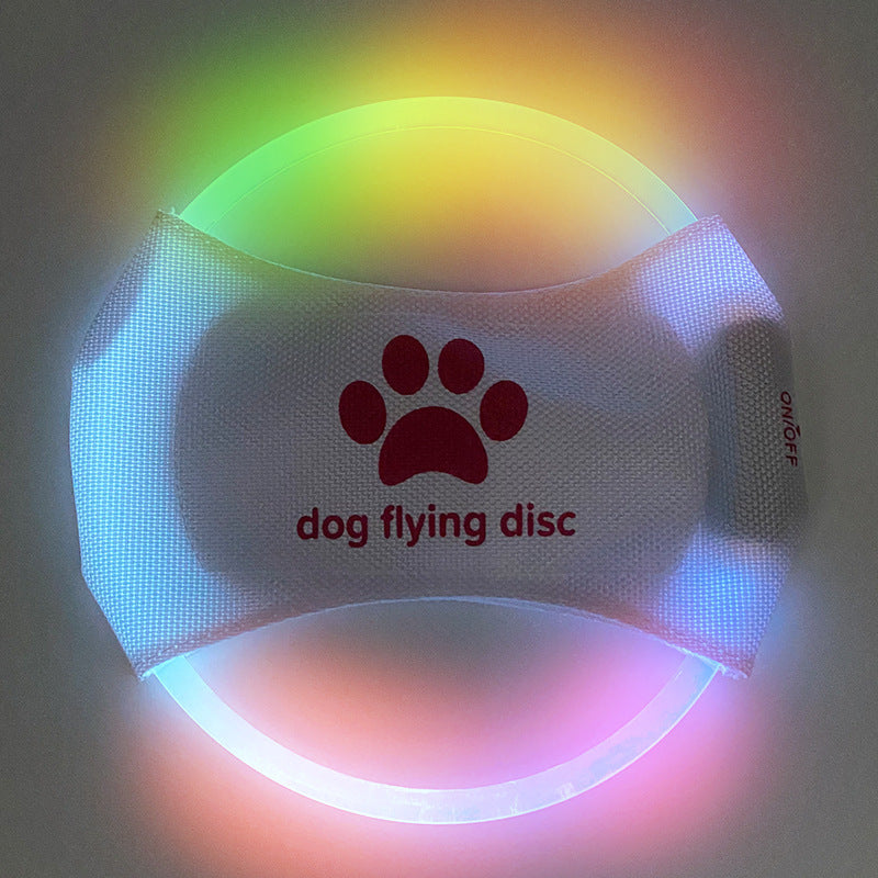 Load image into Gallery viewer, Dog Flying Discs Light Glowing LED LuminousTrainning Interactive Toys Game Flying Discs Dog Toy Pet Dog Accessories Pet Products
