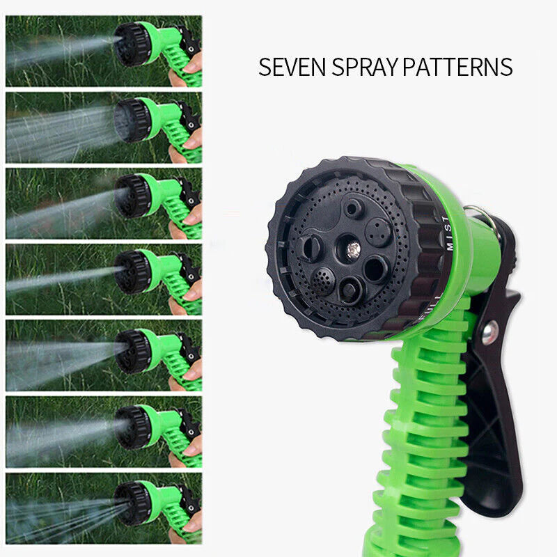 Load image into Gallery viewer, Expanding Expandable Flexible Garden Water Hose W Spray Nozzle 25, 50, 75, 100FT
