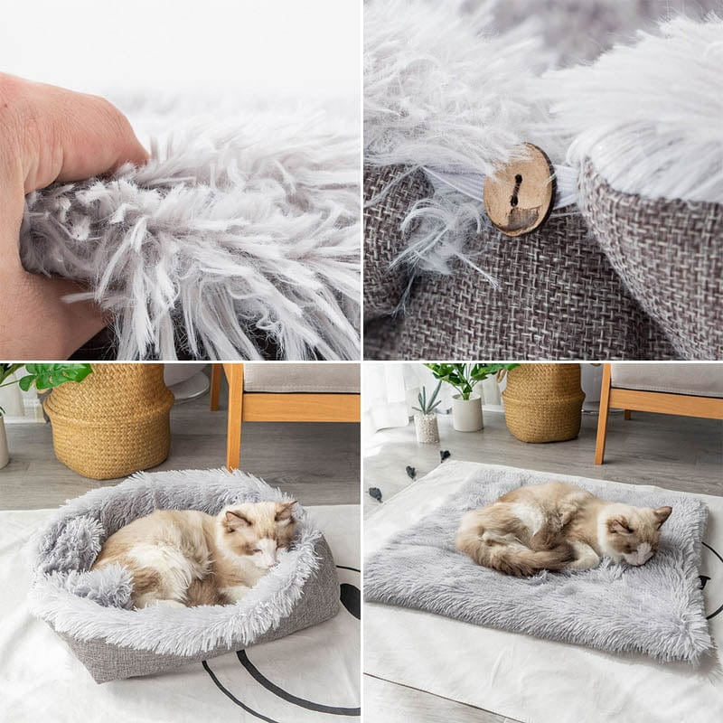 Load image into Gallery viewer, 2-In-1 Self Warming Cat Bed for Outdoor or Indoor
