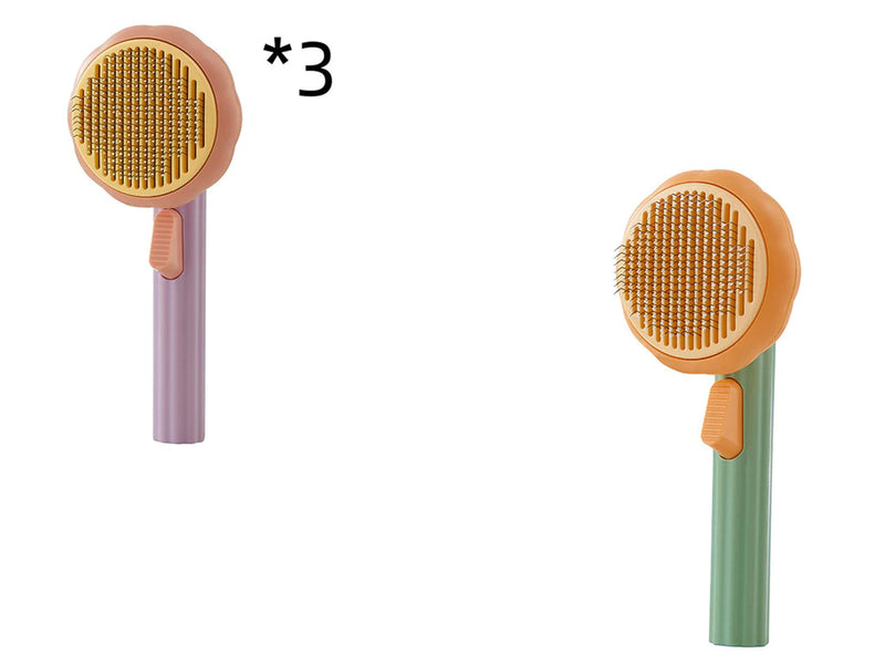 Load image into Gallery viewer, New Pet Cat Brush Hot Selling Hand-Held Steel Wire Self-Cleaning Comb Looper for Hair Removal
