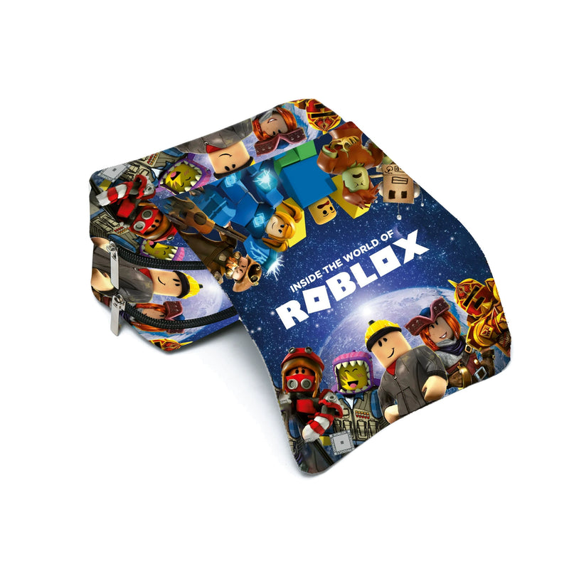 Load image into Gallery viewer, Roblox Peripheral Student Pencil Case Double Rounds Zipper Game Anime Secondary Dimension Stationery Case Fashion Print Pencil Case
