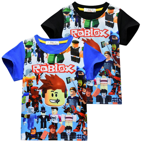 Cartoon Short Sleeve T-shirt Boys Tops Children's Clothing