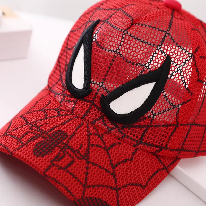 Load image into Gallery viewer, Spider-Man Children Hat Summer Boys Baby Peaked Cap Boys Sun Sunhat Sun Mesh Baseball Cap Trendy
