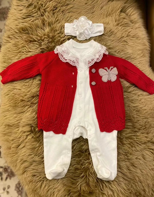 Velvet Newborn Baby Boy Outfits Blazer Vest Kids Clothing Cotton Infant Products Body Suit Shirt Pants Mittens Receiving Blanket