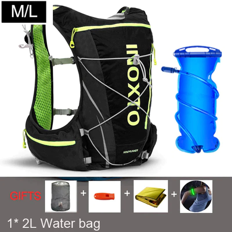 Load image into Gallery viewer, 8L Running Hydration Vest Backpack Men Women Outdoor Sport Bags Trail Marathon Jogging Hiking Backpack Option Water Bag Flask
