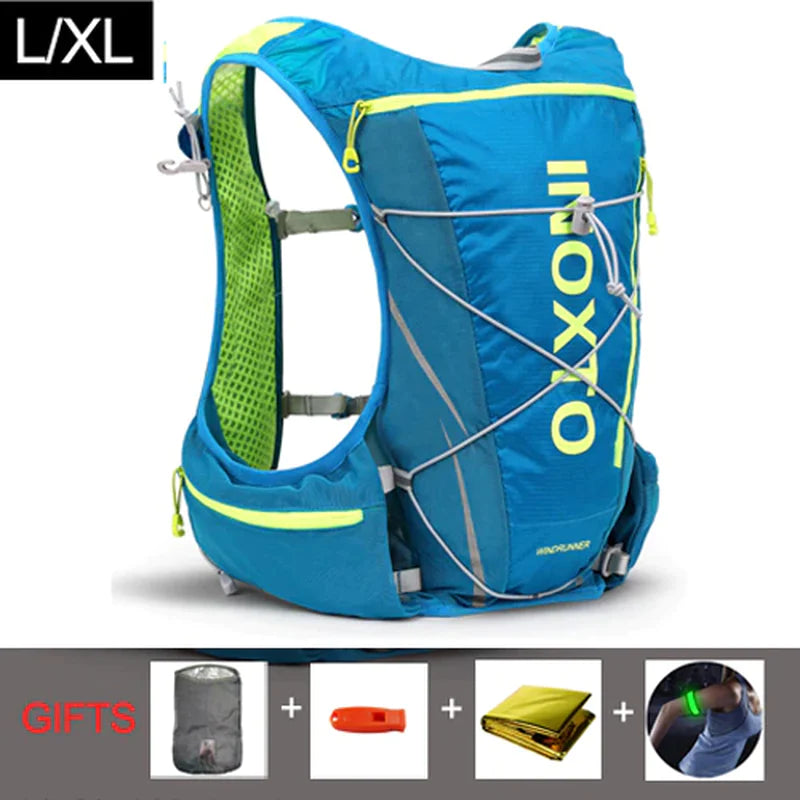 Load image into Gallery viewer, 8L Running Hydration Vest Backpack Men Women Outdoor Sport Bags Trail Marathon Jogging Hiking Backpack Option Water Bag Flask
