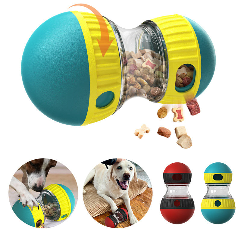 Load image into Gallery viewer, Food Dispensing Dog Toy Tumbler Leaky Food Ball Puzzle Toys Interactive Slowly Feeding Protect Stomach Increase Intelligence Pets Toy Pet Products
