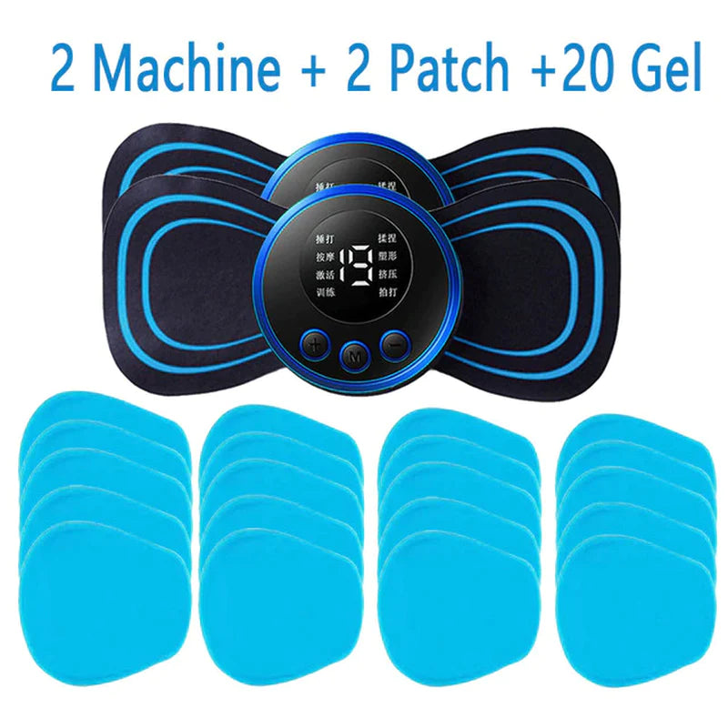 Load image into Gallery viewer, LCD Display EMS Neck Stretcher Electric Massager 8 Mode Cervical Massage Patch Pulse Muscle Stimulator Portable Relief Pain
