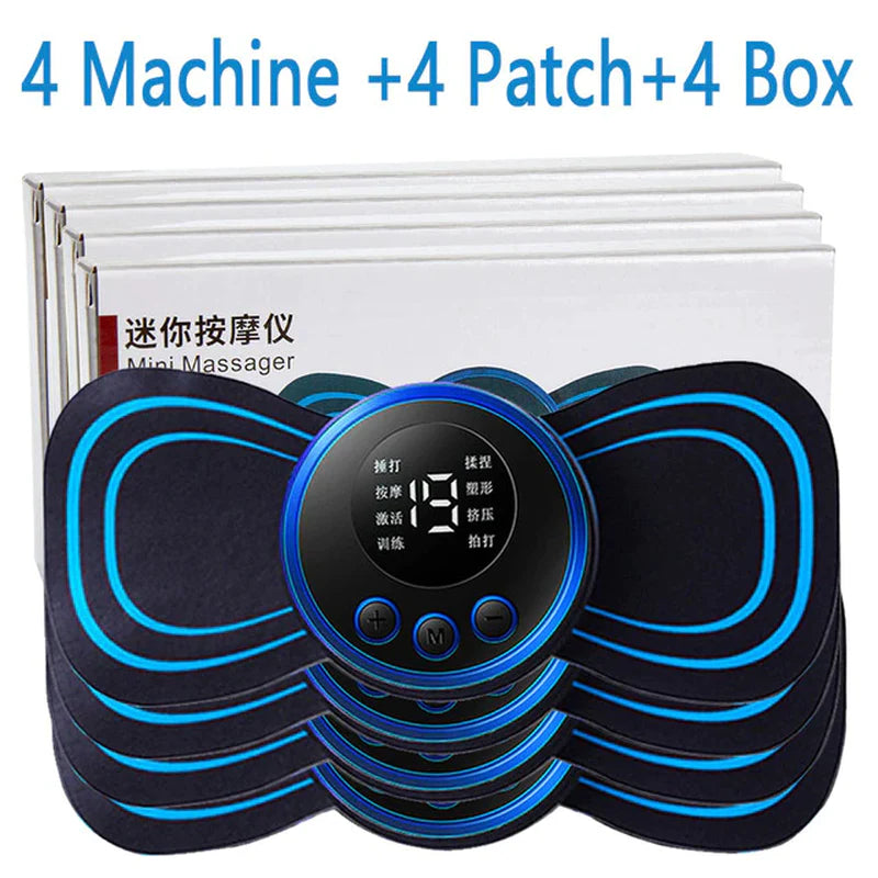 Load image into Gallery viewer, LCD Display EMS Neck Stretcher Electric Massager 8 Mode Cervical Massage Patch Pulse Muscle Stimulator Portable Relief Pain
