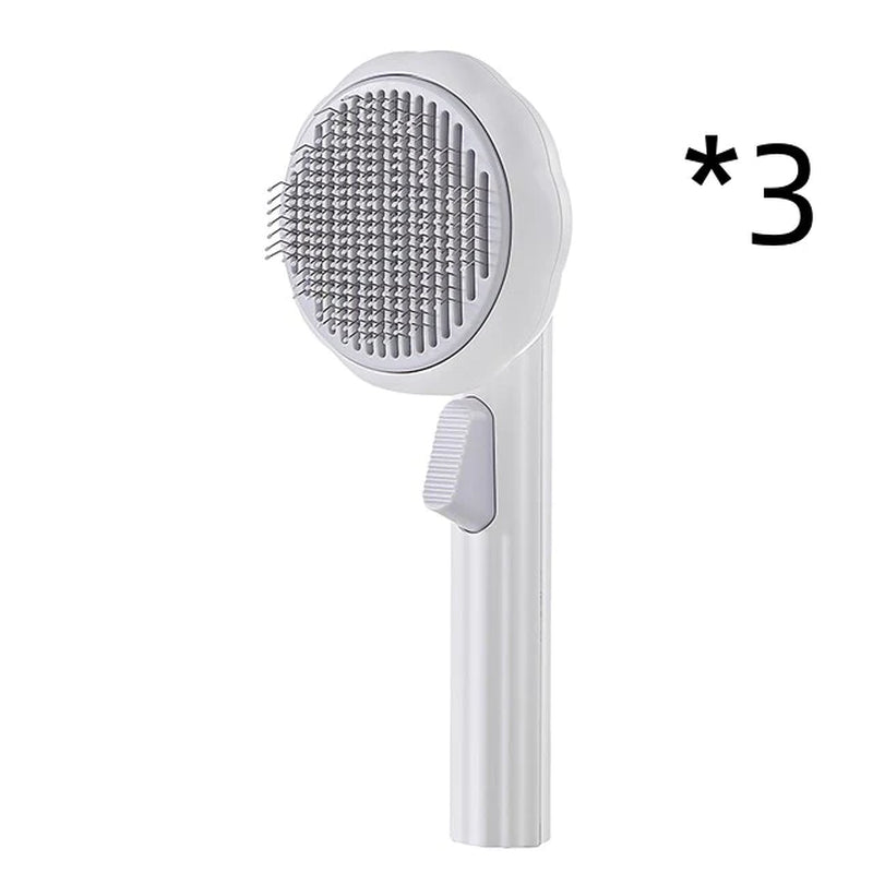 Load image into Gallery viewer, New Pet Cat Brush Hot Selling Hand-Held Steel Wire Self-Cleaning Comb Looper for Hair Removal
