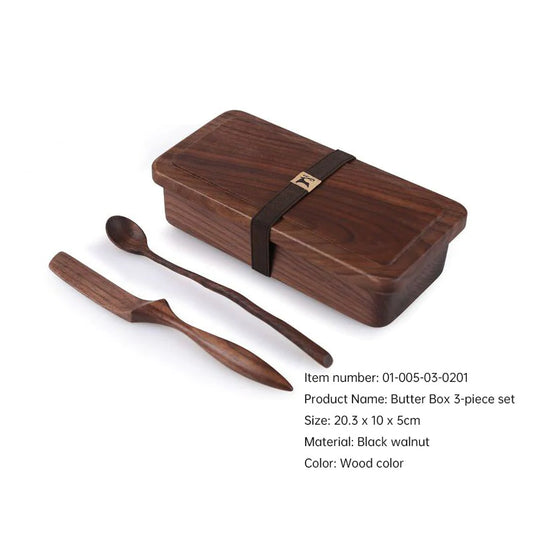 Imported Nordic Style Black Walnut Wooden Kitchen Utensils