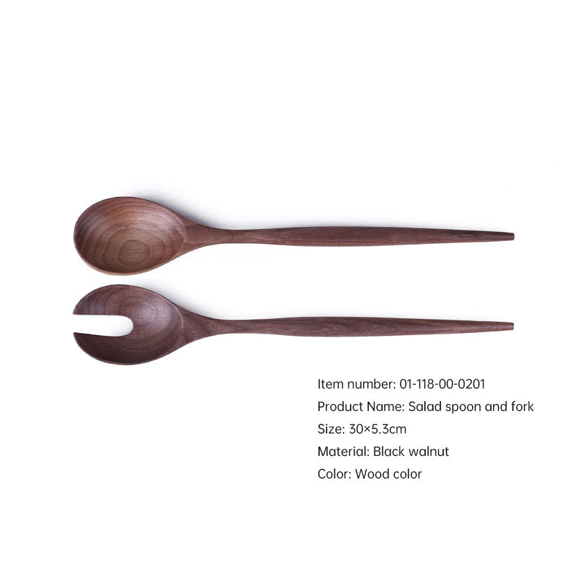 Load image into Gallery viewer, Imported Nordic Style Black Walnut Wooden Kitchen Utensils
