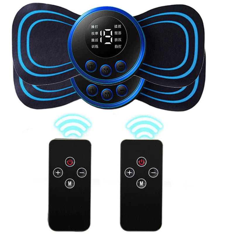 Load image into Gallery viewer, LCD Display EMS Neck Stretcher Electric Massager 8 Mode Cervical Massage Patch Pulse Muscle Stimulator Portable Relief Pain
